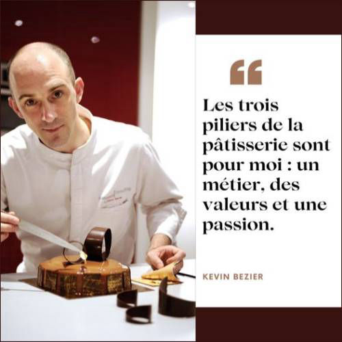 Kevin BEZIER chef patissier de la Boulangerie patisserie tholoniat paris 10